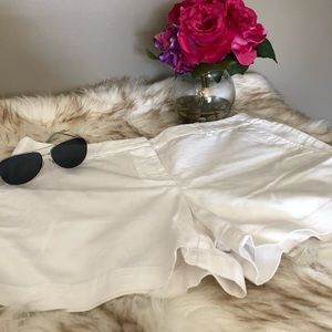Loft white shorts